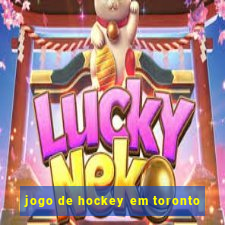 jogo de hockey em toronto