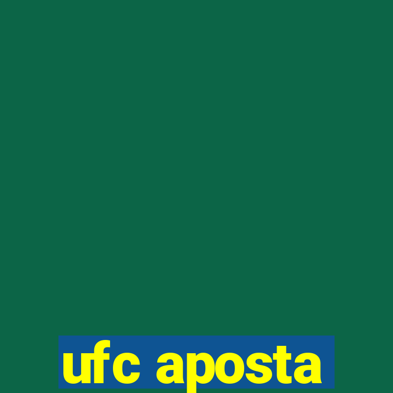 ufc aposta