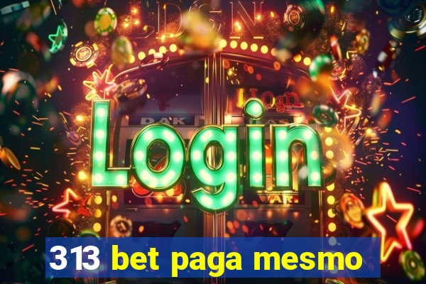 313 bet paga mesmo