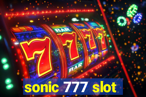 sonic 777 slot