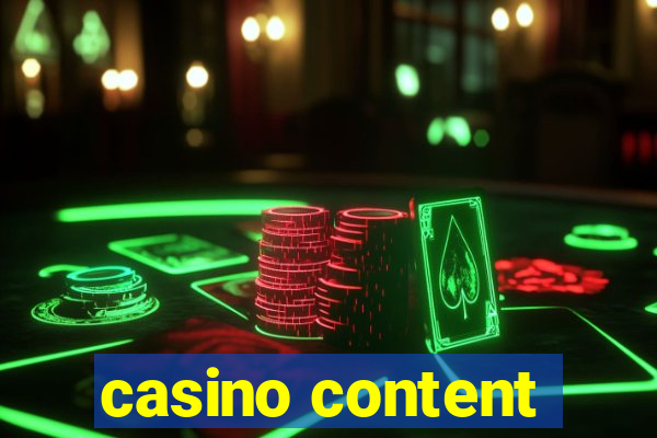 casino content