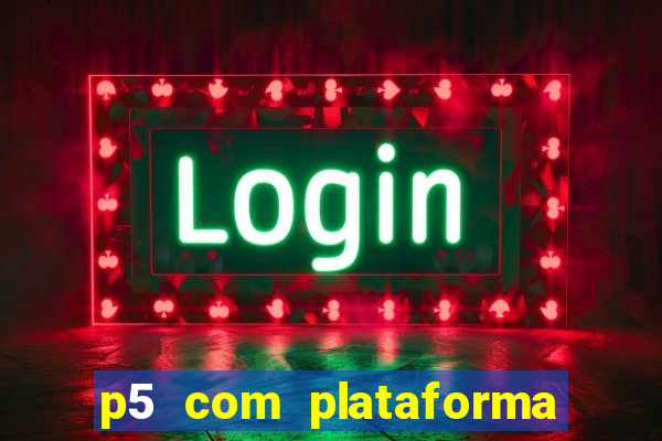 p5 com plataforma de jogos