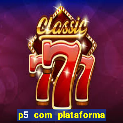 p5 com plataforma de jogos