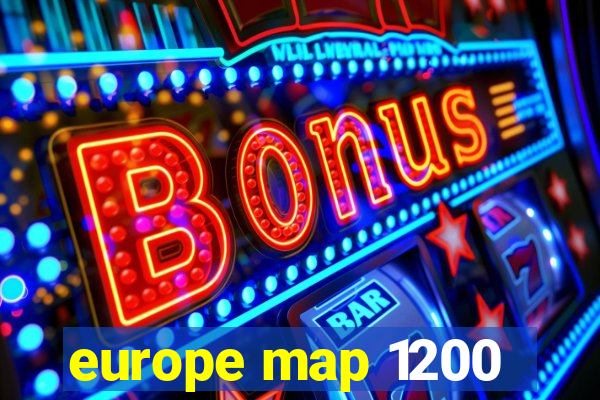 europe map 1200