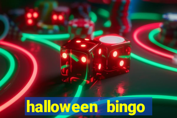 halloween bingo cards with numbers