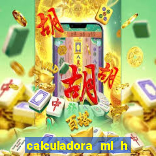 calculadora ml h para mcg kg min