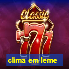 clima em leme