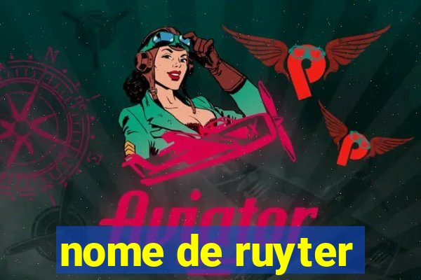 nome de ruyter