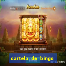 cartela de bingo de nomes para imprimir