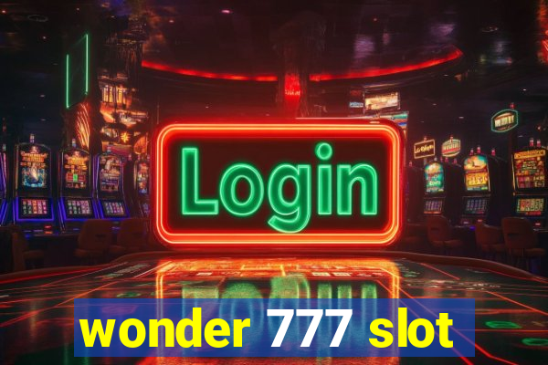 wonder 777 slot