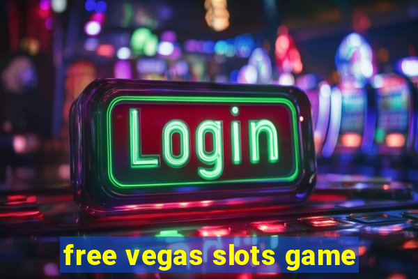 free vegas slots game