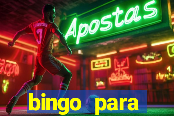 bingo para despedida de solteira para imprimir