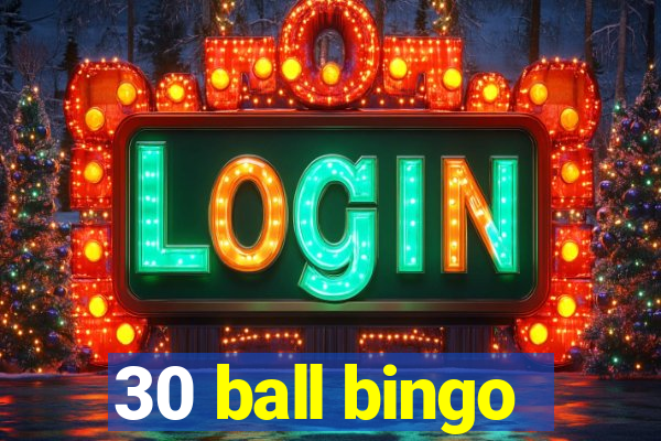 30 ball bingo