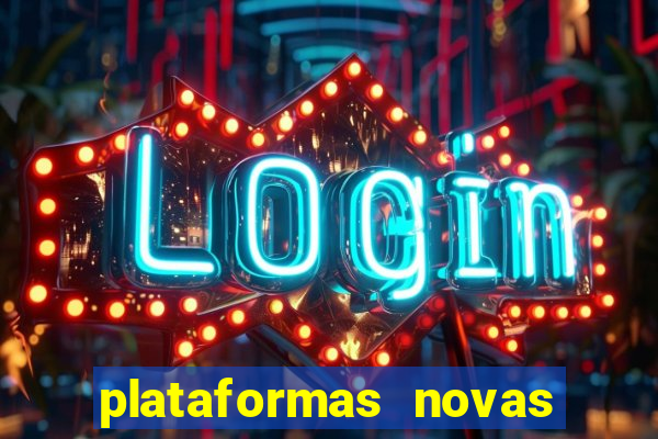 plataformas novas com bonus de cadastro