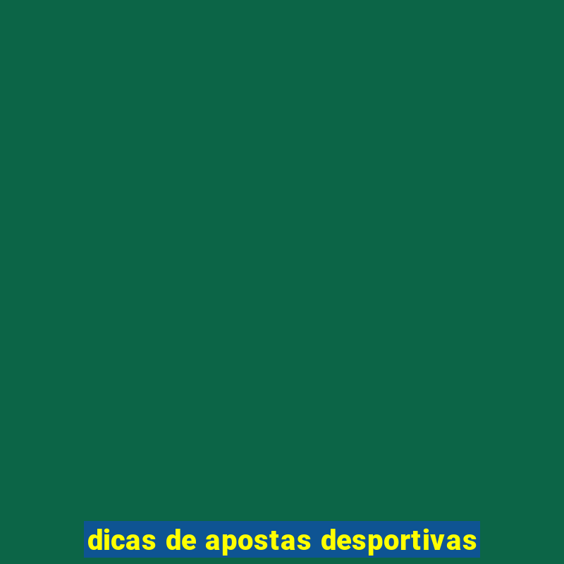 dicas de apostas desportivas