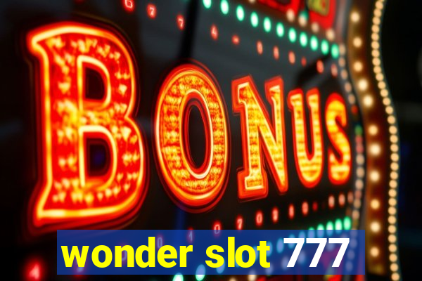 wonder slot 777