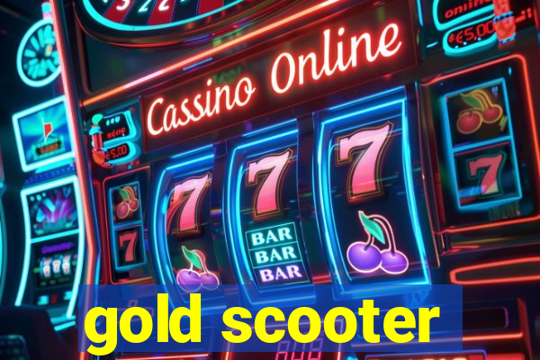 gold scooter