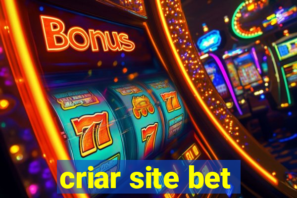 criar site bet