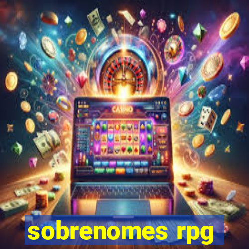 sobrenomes rpg