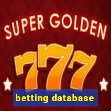 betting database