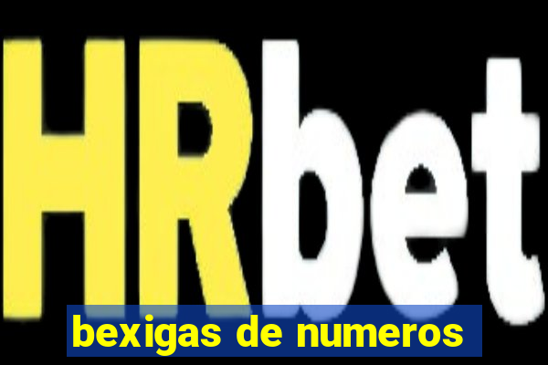 bexigas de numeros