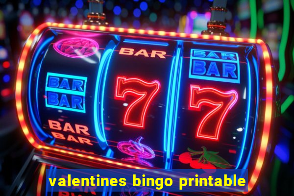 valentines bingo printable