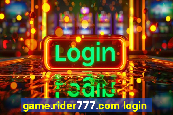 game.rider777.com login