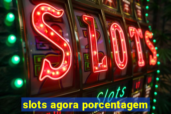 slots agora porcentagem