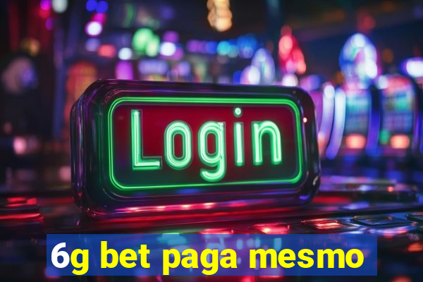 6g bet paga mesmo