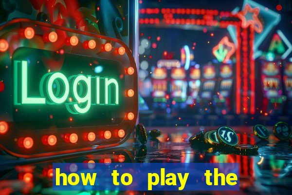 how to play the buffalo slot machine