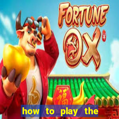 how to play the buffalo slot machine