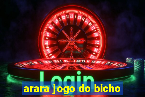 arara jogo do bicho