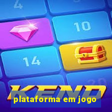 plataforma em jogo