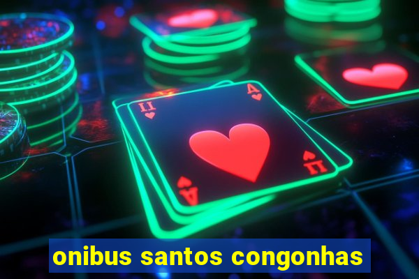 onibus santos congonhas